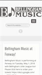 Mobile Screenshot of bellinghammusic.org